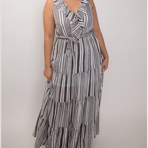 Multi stripe maxi